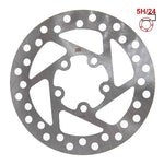 Disque de frein 120mm 5H argent pour Xiaomi M365, Essential, 1S, Pro/2 — vue 1