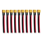 Prises XT60 male cable 10cm x10 pcs — vue 1