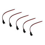 Câble prise JST 2 pin mâle x5pcs — vue 2