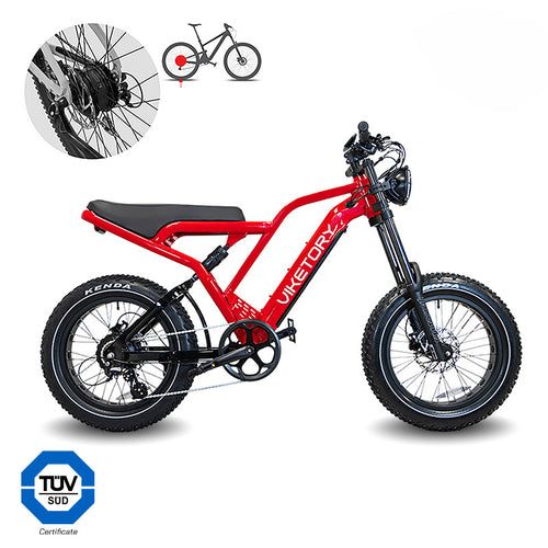 COMMANDO - Fatbike - Rouge cerise