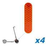 Adhésif réfléchissant orange pour les séries Ninebot Forks F et D - 4uds — vue 1