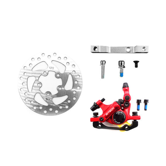 Kit frein XTech Xiaomi M365 – Couleur noire ou rouge – Freinage semi-hydraulique 🛠️🛴