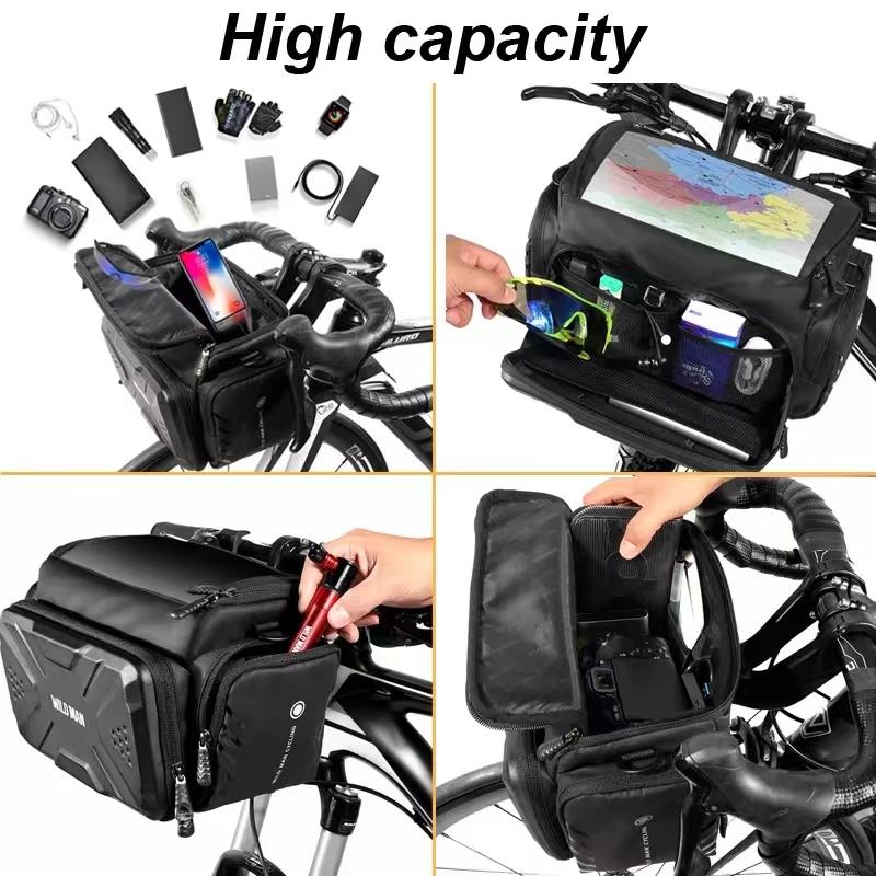 Sacoche Imperméable 4L Wild Man 💼 | Grand espace de rangement pour trottinette 🛴