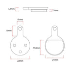 Plaquette de frein CT002-S sintérisée - 2pcs — vue 3