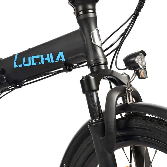 Vélo électrique pliant Sirio noir 20" avec freins à disque vue 2