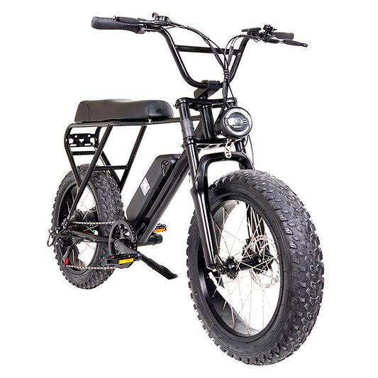 Fat ebike électrique M20X noir 20" avec freins à disque vue 2