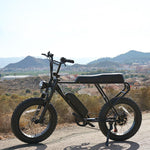 Fat ebike électrique M20X noir 20" avec freins à disque — vue 3
