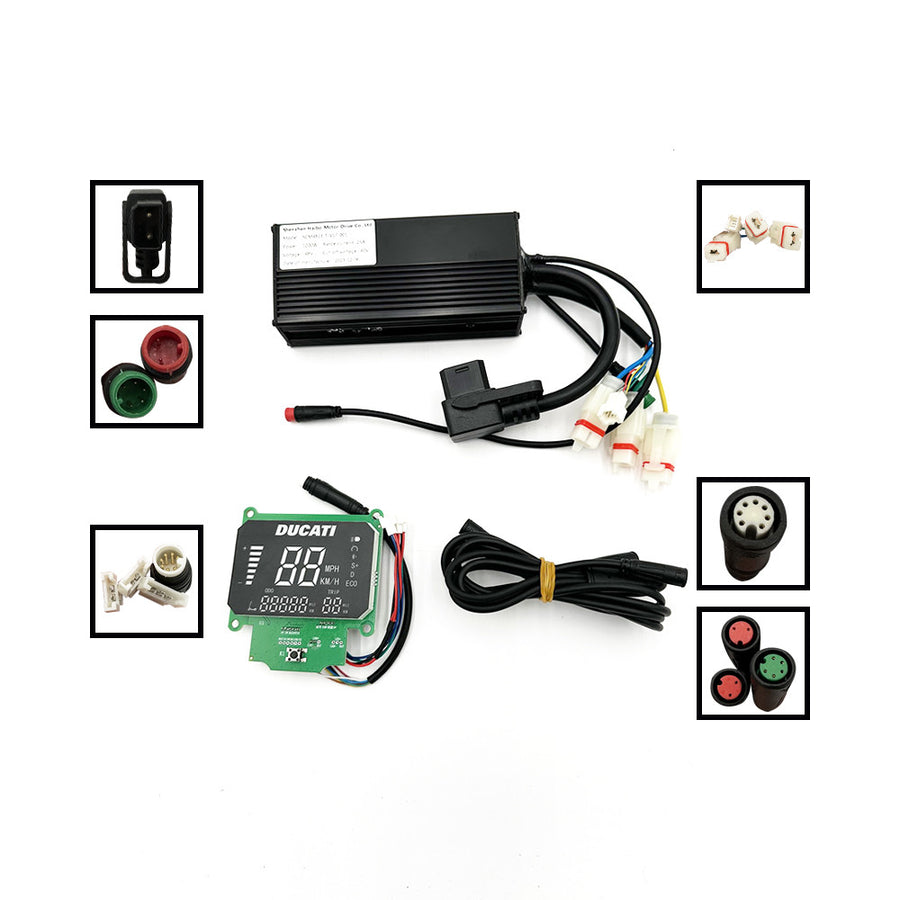 Kit display et controleur Ducati 48V Scrambler E-Cross prise C18