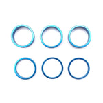 Bagues rehausse guidon rouge/or/bleu/noir x6 pcs — vue 5
