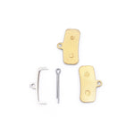 Plaquettes de freins Nutt 4 pistons Thunder 3 Nami metalliques — vue 2