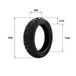 Pneu 10.5x2.75-7 tubeless off road renforcé Ninebot P65 et P100 — vue 3