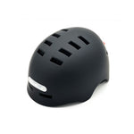 Casque trottinette noir avec LED — vue 1