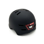 Casque trottinette noir avec LED — vue 2