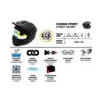 Casque Street Panther (taille S à XL) - noir — vue 4