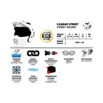 Casque street Trooper (taille S à XL) - blanc — vue 4