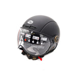 Casque JET noir mat — vue 1