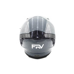 Casque intégral gris — vue 7