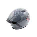 Casque intégral gris — vue 8