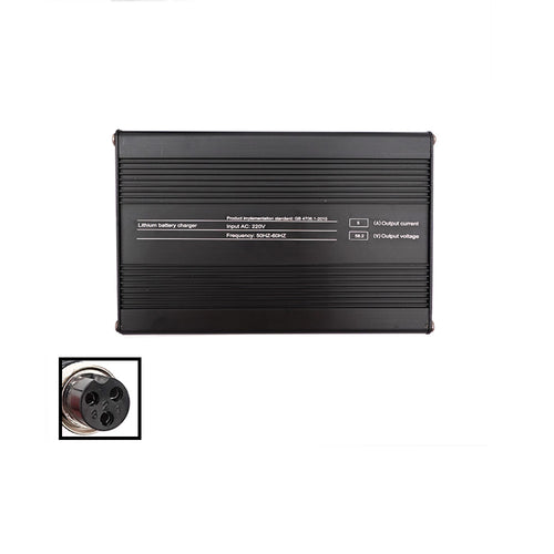 Chargeur rapide 52V-58V 5A prise GX16