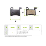 Plaquettes de freins semi metal Dyisland — vue 4