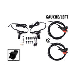 Kit freins hydrauliques 4 pistons connecteur SM (2 etriers AV droite / AR gauche) — vue 1