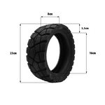 Pneu 80/50-6.5 tubeless Dualtron Victor 2025 (10x3-6.5) — vue 3