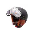Casque JET vert mat caméléon — vue 12