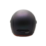 Casque JET vert mat caméléon — vue 5