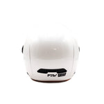 Casque JET blanc brillant — vue 8
