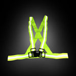 Gilet signalisation bandes reflechissantes - jaune — vue 2