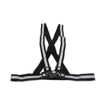 Gilet signalisation bandes reflechissantes - noir — vue 1