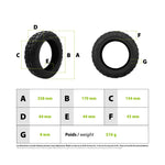 Pneu 10x2.50-6.1 — vue 3