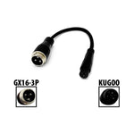 Adaptateur GX16-3P vers KUGOO — vue 1