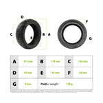 Pneu 80/55-6.5 tubeless — vue 3