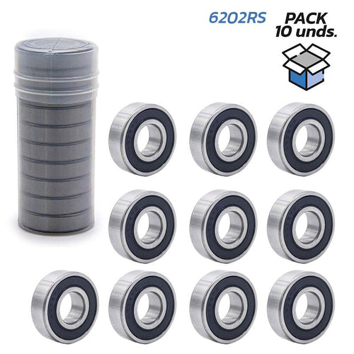 Roulement à billes 6202RS - 10 pièces