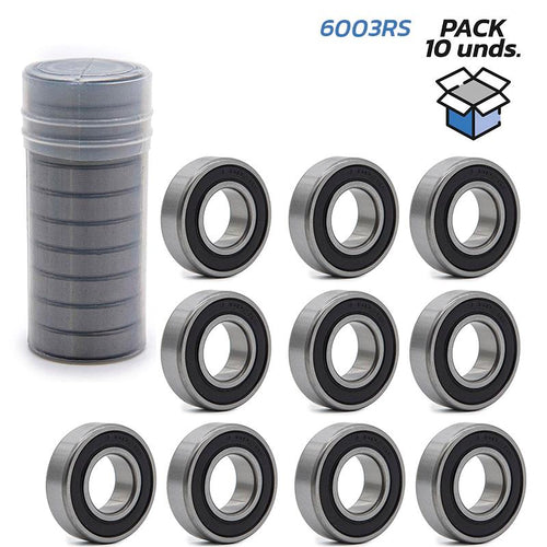 Roulement à billes 6003RS - 10 pièces
