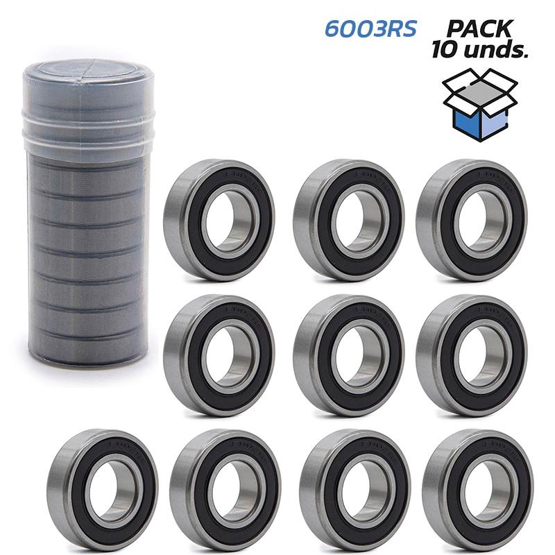 Roulement à billes 6003RS - 10 pièces