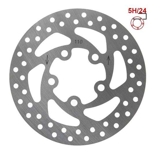 Disque de frein DV5-2 110mm 5H argent pour Xiaomi Essential et 1S nouveau modèle référence 47454