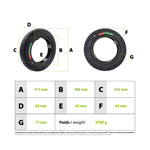 Pneu Scooter 3.50-10 Tubeless — vue 3