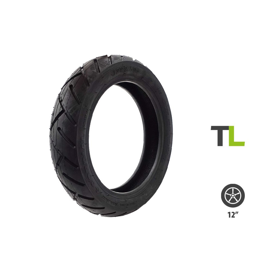 Pneu 12x2.50 tubeless route Xiaomi Scooter 6 Max / 6 Pro