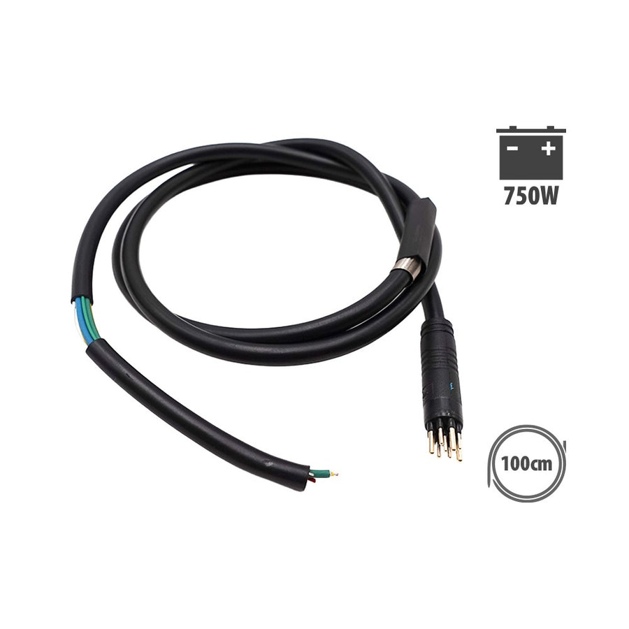 Cable moteur 3+6P 1m 750W