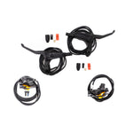Kit freins hydrauliques NUTT 4 pistons  connecteur SM ( 1x AR droite  + 1x AV droite) — vue 1