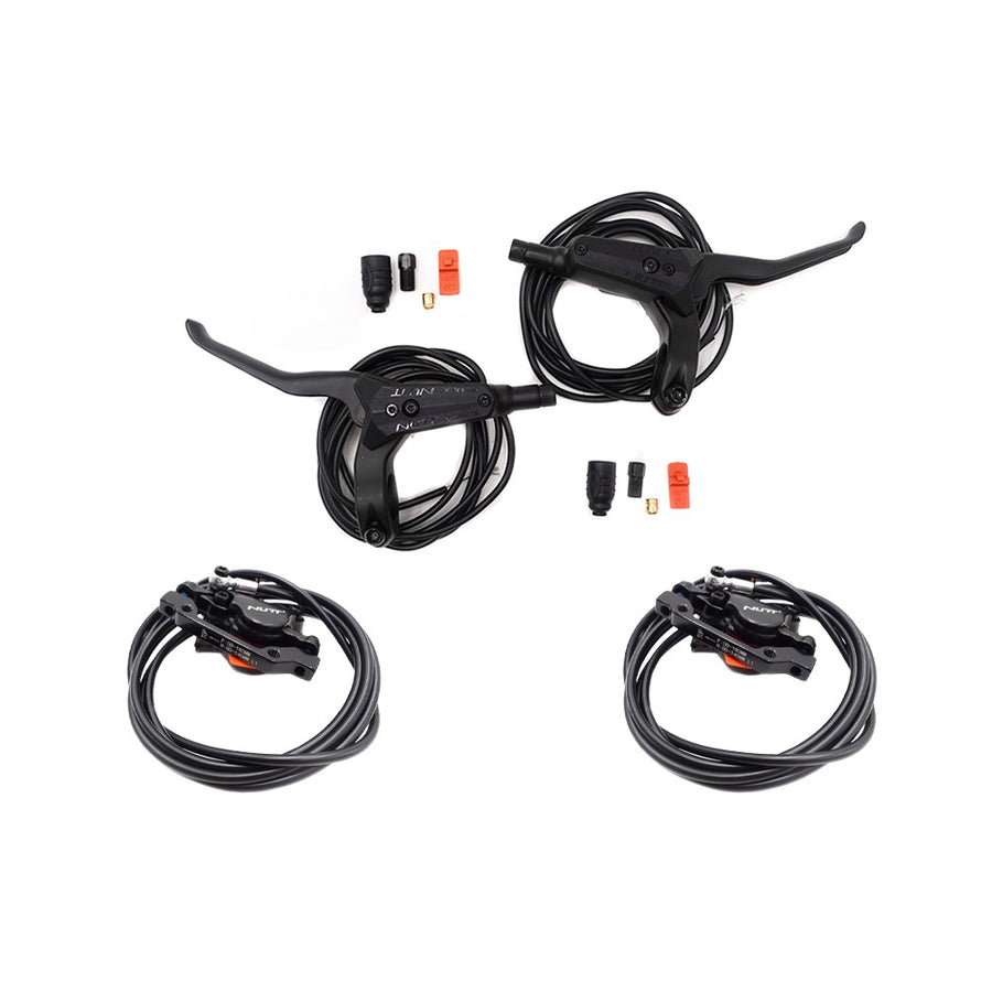 Kit freins hydrauliques NUTT 2 pistons connecteur SM (2 etriers AR Gauche / AV Droite)