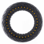 Pneu plein ultraléger 10x2,5-6,1/B34 - points jaunes [Nedong]. — vue 3