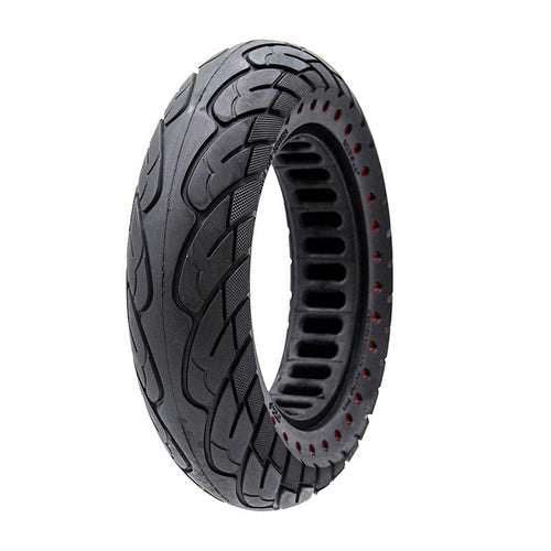 Pneu plein Ruvera 10x2,5-6,1 / B34 - points rouges [Nedong]
