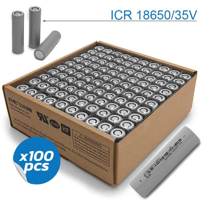 Cellule 18650 3,5A/h 3C [EVE] - 100 unités référence BB-017