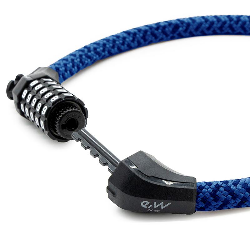 Antivol à code EWLK025 housse nylon bleu vue 2