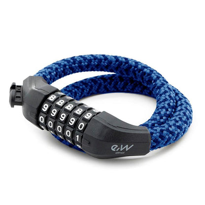 Antivol à code EWLK025 housse nylon bleu vue 3