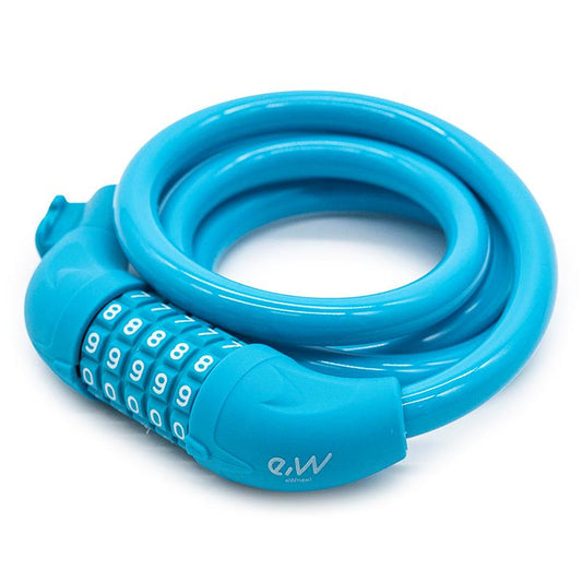 Antivol à code EWLK001 bleu vue 2