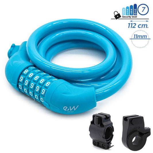 Antivol à code EWLK001 bleu référence CMM379